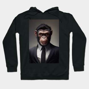 Adorable Wild Monkey In A Suit Animals Hoodie